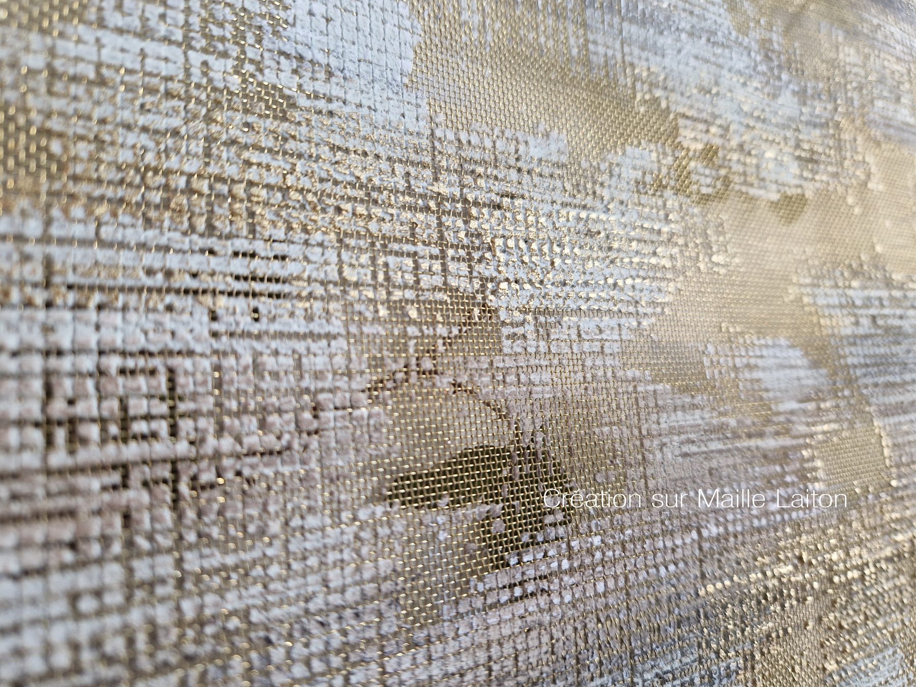 Création sur Maille Laiton
